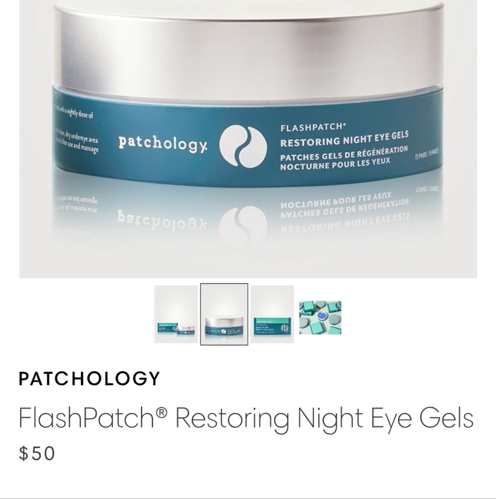 NEW Patchology FlashPatch Restoring Night Eye Gels 15 Pairs